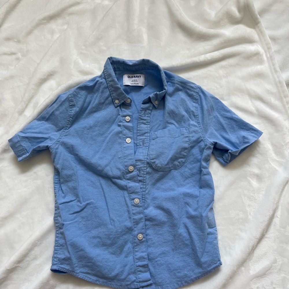 Old Navy Blue Boys Shirt